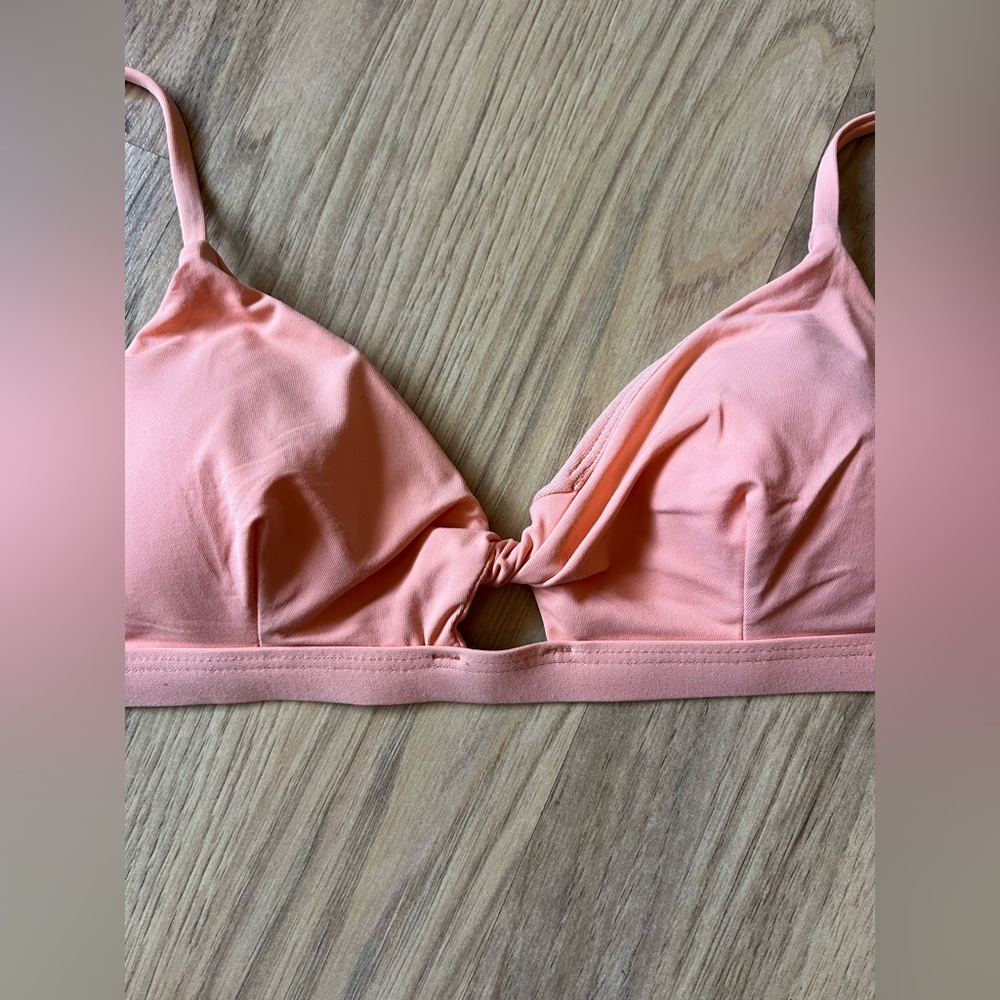 Peach Billabong bikini top
